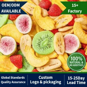 BRC Audited Bulk Supplier Pure Natural FD Fruit for Baby Food Freeze Dried Ingredients for Bakery Dried Fruit