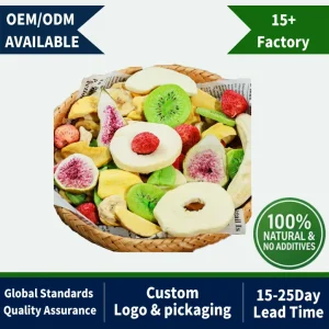 BRC Audited Bulk Supplier Pure Natural FD Fruit for Baby Food Freeze Dried Ingredients for Bakery Dried Fruit Dried Vegetables