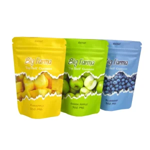 BRC Certification of Chinese Factory Custom Logo Plastic Vacuum Snack Mango Dried Fruit Package Pouch Dry Food Packaging Bag