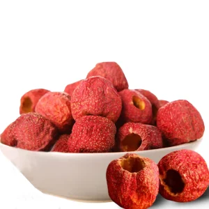 BRC Certified Freeze-Dried Whole Seedless Hawthorn Berries Air-Dried Fruits with a Sour Taste Bulk Packaging