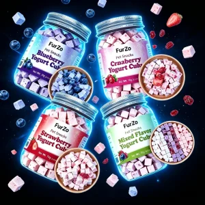 Best Selling Dog Treats Freeze Dried Fruit Yogurt Chunks Healthy and Delicious Pet Snacks