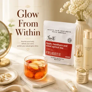 Blended Apple Hawthorn Sweet Apricot Tea 200g 10 Bags Organic Caffeine Free Health Tea Refreshing Fruit Aroma