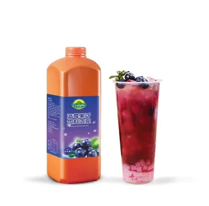 Blueberry Fruit Juice Syrup Concentrated Fruit Juice Fruit Flavored Drink & Beverage for Bubble Tea Shop