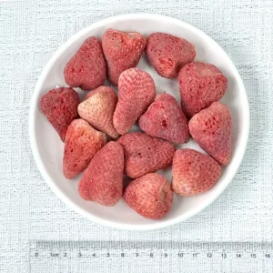 Bulk 1kg Snack Freeze Dry Strawberry 100% Natural Fruit Freeze Dried Whole Strawberries for Korean