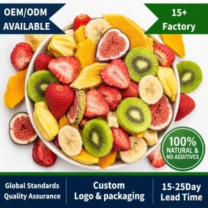 Bulk Baking Ingredients Freeze Dried Mixed Fruit Pieces Natural Flavor Non GMO Dried Vegetable Dried Fruit