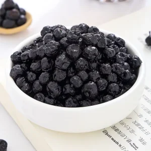 Bulk Dried Blueberries Snack Food Candied Fruit Plump Sun dried Ball shaped Refrigerated Storage Simple Style Series