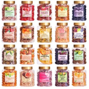 Bulk Dried Sliced Sulfur free Candied Fruits Snacks Sweet AD Drying Process Water Preservation Salt Preserved Peach Mixed Canned