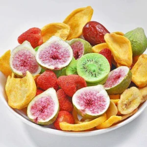 Bulk FD Mixed Fruits Crispy Halal Certified Vacuum Fried Freeze Dried Healthy Snacks Dry Fruits Mix