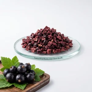 Bulk Freeze Dried Black Currant Cubes Natural Dried Fruit for Dessert Long Shelf Life