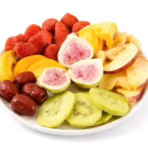 Bulk Freeze Dried Mixed Fruits Strawberry Banana Kiwi Fig Red Date Apple