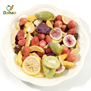 Bulk Freeze Dried Strawberry Banana Kiwi Fig Red Date Mango No Sugar Freeze Dried Mixed Fruits Blend Dry for Snack