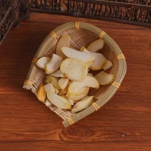 Bulk Freeze Dried Yellow Peach Slices for Baking and Food Manufacturing Vacuum Packed for Long Shelf Life