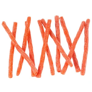 Bulk Fruit Flavored Twisted Licorice Sticks Sour Sanded Gummy Rope Candy OEM ODM