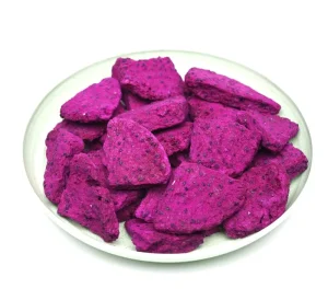 Bulk Fruits Freeze Dried Dragon Fruit Slices Vacuum Packed Dried Fruit Healthy Casual Crispy Snacks