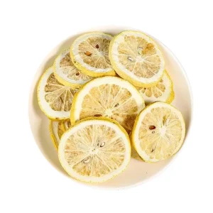 OEM Natural Dried Yellow Lemon Slices Freeze dried Honey Lemon Slices Freeze Dried Fruits Tea