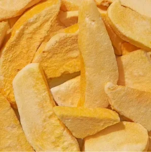 Bulk OEM Healthy Freeze Dried Mango Slices 10kg Packing Private Label Dried Mango Chips