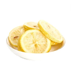 Bulk OEM Natural Dried Yellow Lemon Slices Freeze Dried Honey Lemon Slices Popular Freeze Dried Fruits Tea
