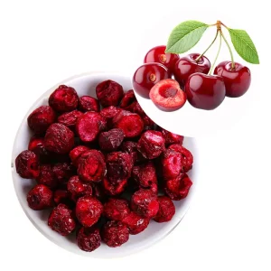 Bulk Packaging Freeze Dried Sweet Cherries Sliced Preserved Sour Taste FD Fruits Similar to Goji Fig Dehydrated Food