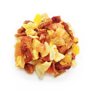 Bulk Packing Mango Passion Fruit Blended Tea 100% Natural Dried Fruit Flavor Tea Free Sample Fruit Beverage
