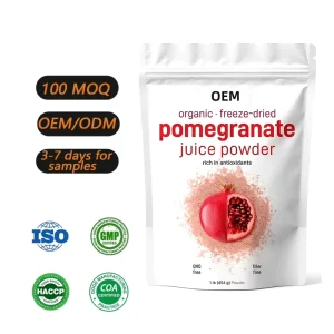 Bulk Pomegranate Concentrate Fruit Juice Powder High Quality Nature Instant Organic Pomegranate Powder
