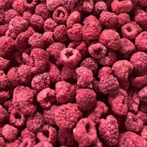 Bulk Raspberry Freeze Dried Fruit Sweet Taste Water Preserved FD Drying Process