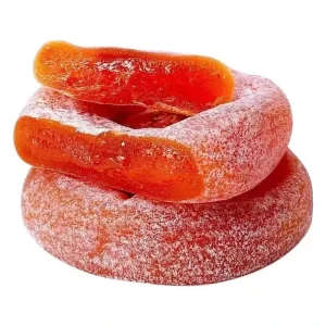 Bulk Round Hanging Dry Persimmon Dried Sweet Snack 500g Dry Fruit