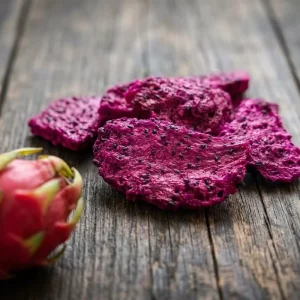 Bulk Sugar Free No Additive Freeze Dried Dragon Fruit Slice for Fruit Tea and Dessert Decoration