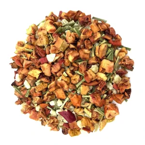 Bulk Sweet Dried Fruit Tea with Apple & Ginger Flavors Blended for Hot Cold Beverages 1 KG Pack