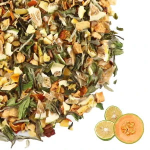 Bulk Various Flavors Slimming Fruit Tea Mixed Dried Fruit Granules Cantaloupe Lime Tea