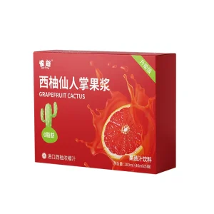Cactus & Grapefruit Fruit Juice Concentrate Puree Slimming Beverage Box for Adults