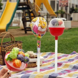 Candy Custom Private Label Fun Giant Toilet Stopper Lollipop Toy With Sweet Fruity Flavor Lollipop ODM