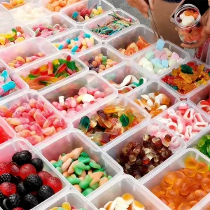Candy Factory Custom Different Shapes Gummy Soft Candy Fruit Flavored Assorted Sour Sweet Chewy Candy