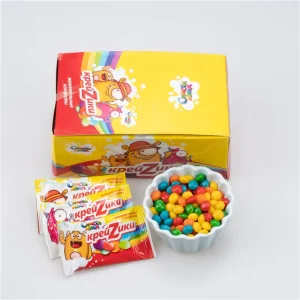 Candy Factory rainbow Candy Fruit Chew Sweets in Box Sour Rancher Gummy Candy Les Bonbon OEM Package