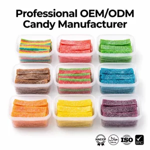 Candy Manufacturers Sour Licorice Soft Candy MOQ:1000KG BRC Halal Customizable OEM/ODM Production Available