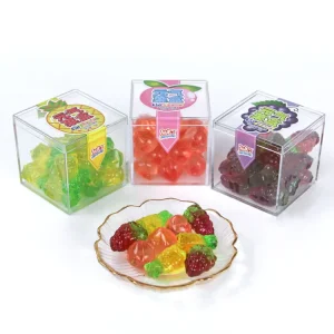 Candy Wholesaler Colorful Assorted Fruit Gummi Candy with Boxes