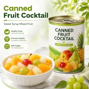 Canned Fruit Cocktail in Light Syrup 850g Premium Mixed Fruit BRC Hotel Restaurant Catering Supply
