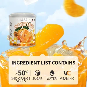 Canned Mandarin Orange Fruit Can Fresh Preserved Orange Juice Drinks
