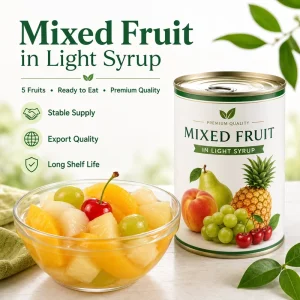 Canned Mixed Fruit in Syrup 850g HACCP ISO Bulk Pack for Buffet Dessert Salad Bar Foodservice