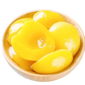 Canned Peach and Yellow Peach Tin Can Fruit in Syrup No Preservatives Added