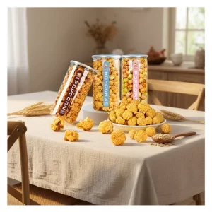 Caramel Cream Flavored Trans Fat Free Grain Snacks 116g Sweet Corn Popcorn for Office Casual Snacks