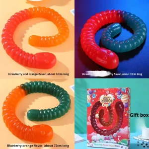 Cartoon Bear Shaped Fruity Gummy Candy Giant Prank Gift Pack