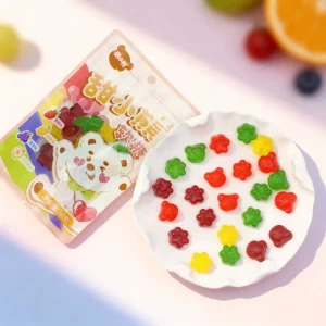 Cartoon Shaped Gummy Bear Mixed Fruit Flavor Chewy Candy Sweet Snack Kids Party Retail Bulk