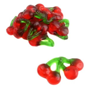 Cherry Shape Various Fruit Flavors Sweet Halal Chewy Sweet Sour Gummy Candy