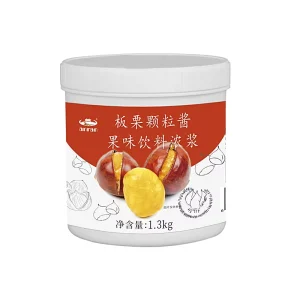 Chestnut Puree 1300g Fruit Drink Puree Mango Kiwi Strawberry Peach Kumquat Lemon Rich Flavor