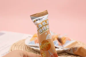 Chia Seed Lollipop Multi Color Round Ball Hard Candy Pomelo Fruit Flavor Healthy Snack for Kids Party Favor