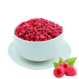 China Freeze Dried Raspberry Crumbles Sweet Tasted Crushed Raspberries No Added Sugar Bulk Packed Apricots