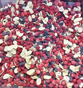 China Healthy Freeze Dried Fruit Crisps Snack Freeze Drying Mixed Fruit