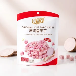 China Source Snack Factory 35g Salt & Pepper Flavored Taro Dices Crispy Ready to Eat OEM Service Available