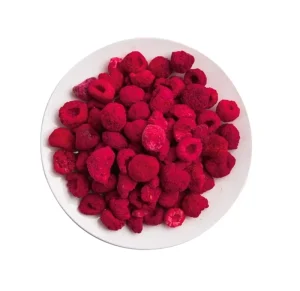 Chinese Freeze Dried Raspberry Sweet Taste Ready to Eat Snack Bulk No Sugar