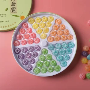 Chinese Manufacturers Natural & Artificial Color Fruit Flavor Raspberry Hard Candy Box Customized